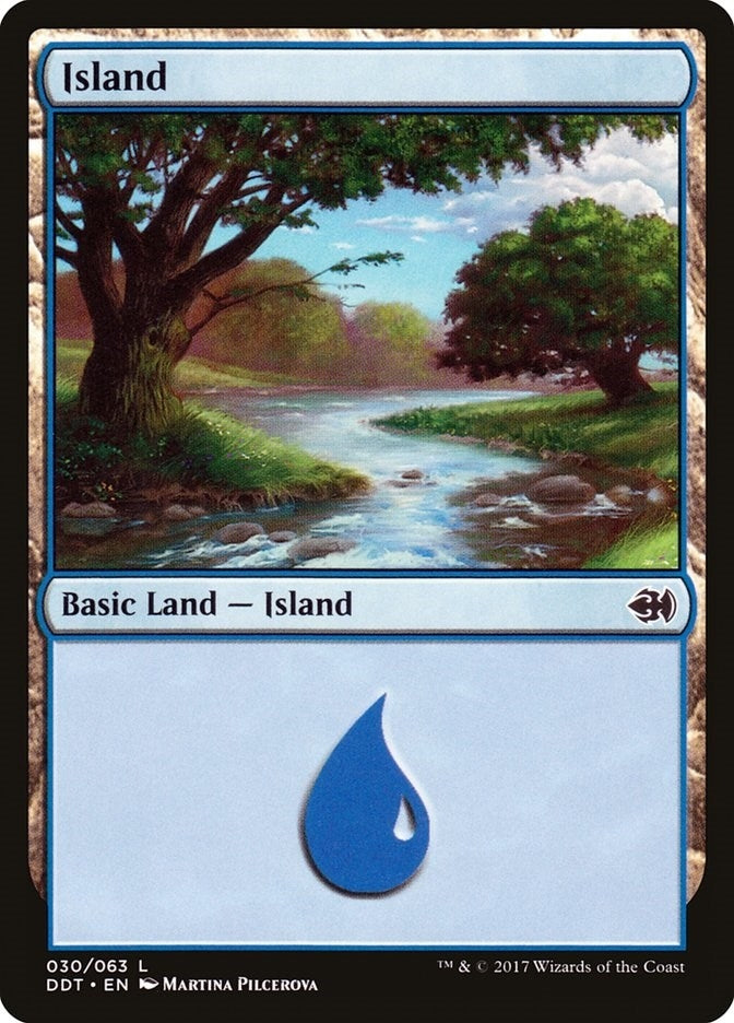 Island (030) (30) (Duel Decks: Merfolk vs. Goblins)