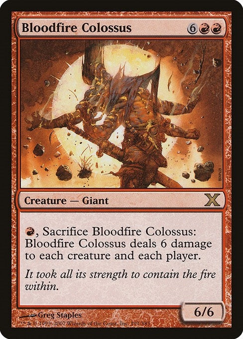 Bloodfire Colossus (191) (10th Edition)