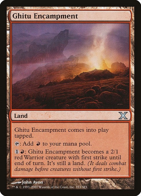Ghitu Encampment (353) (10th Edition)