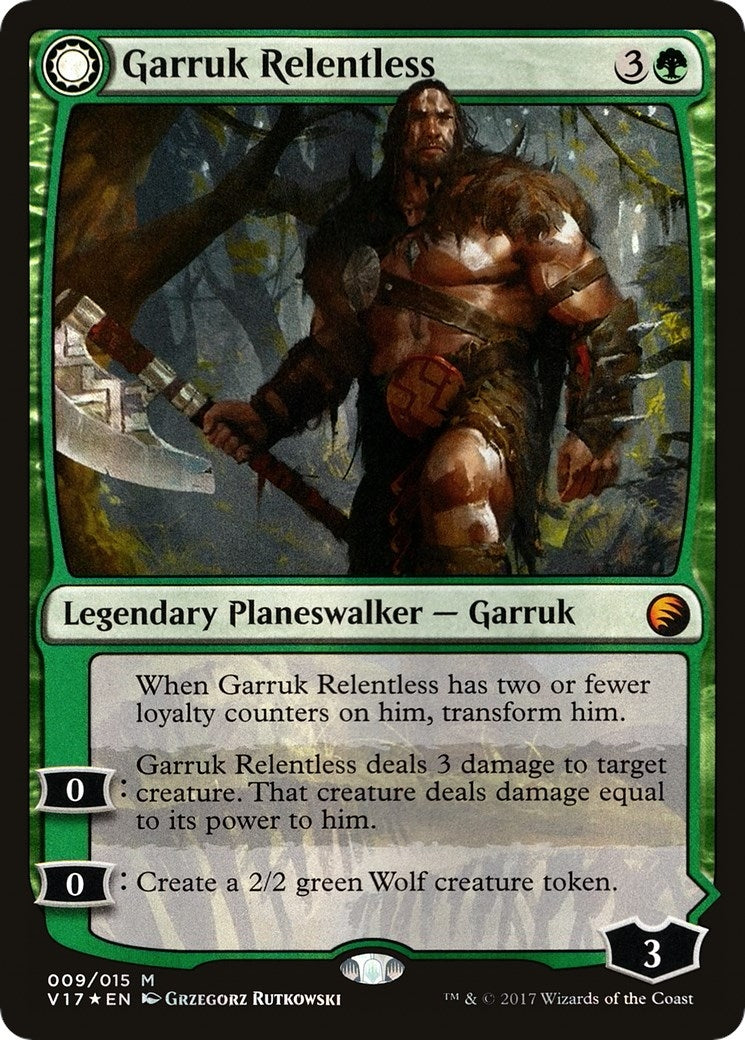 Garruk Relentless (9) (From the Vault: Transform)