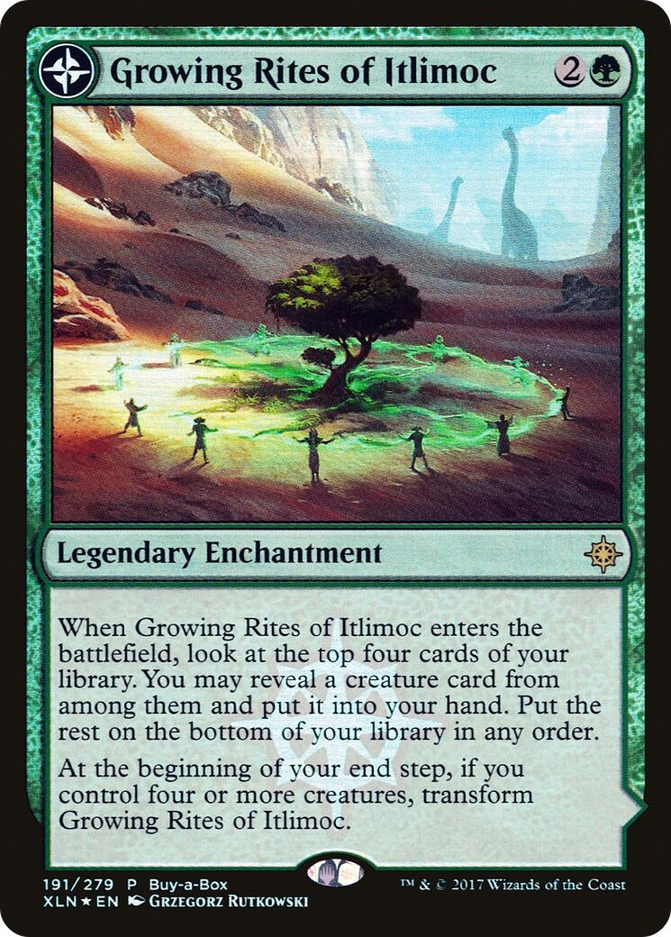 Growing Rites of Itlimoc (191) (Buy-A-Box Promos)