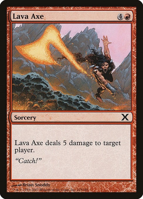 Image for Lava Axe (215) [10E]