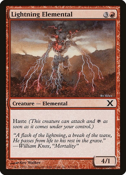 Lightning Elemental (217) (10th Edition)