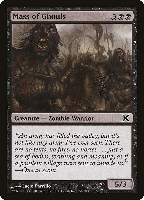 Mass of Ghouls (156) (10th Edition)