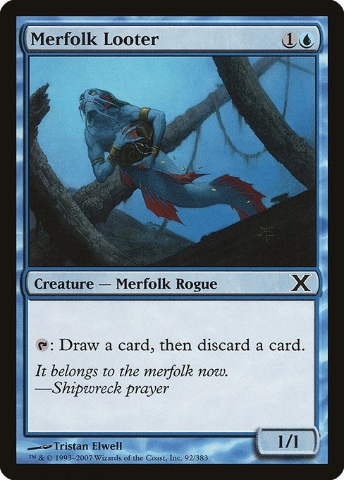 Merfolk Looter (92) (10th Edition)
