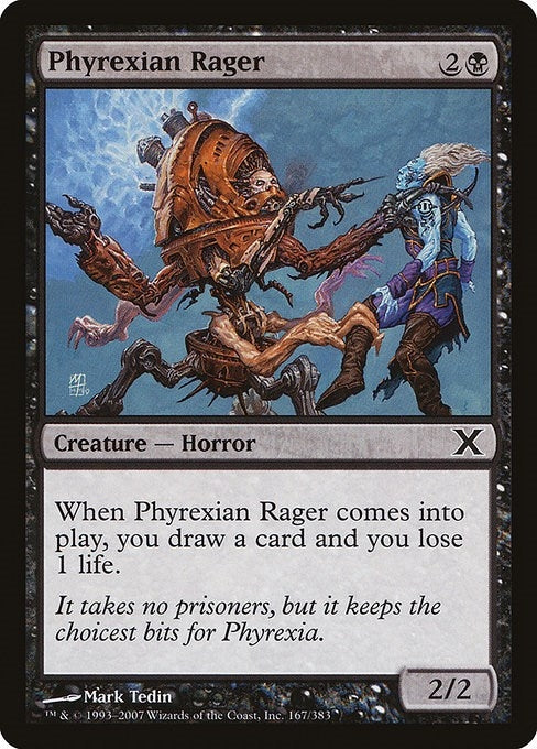 Image for Phyrexian Rager (167) [10E]