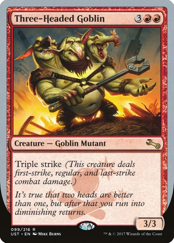 Three-Headed Goblin (99) (Unstable)