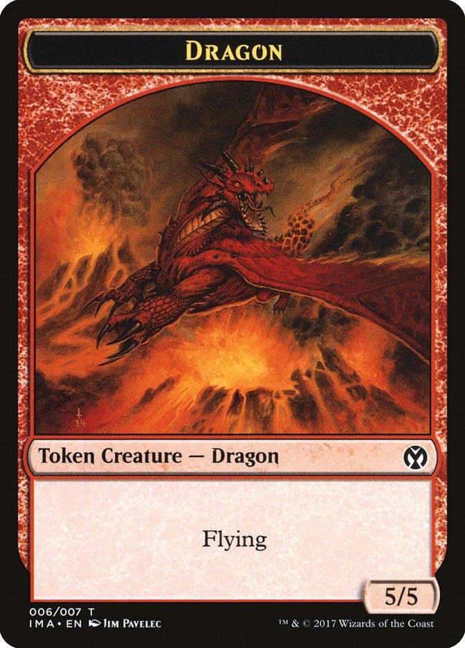 Dragon Token (006) (6) (Iconic Masters)