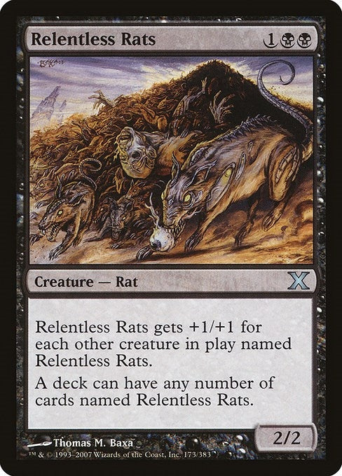 Relentless Rats (173) (10th Edition)