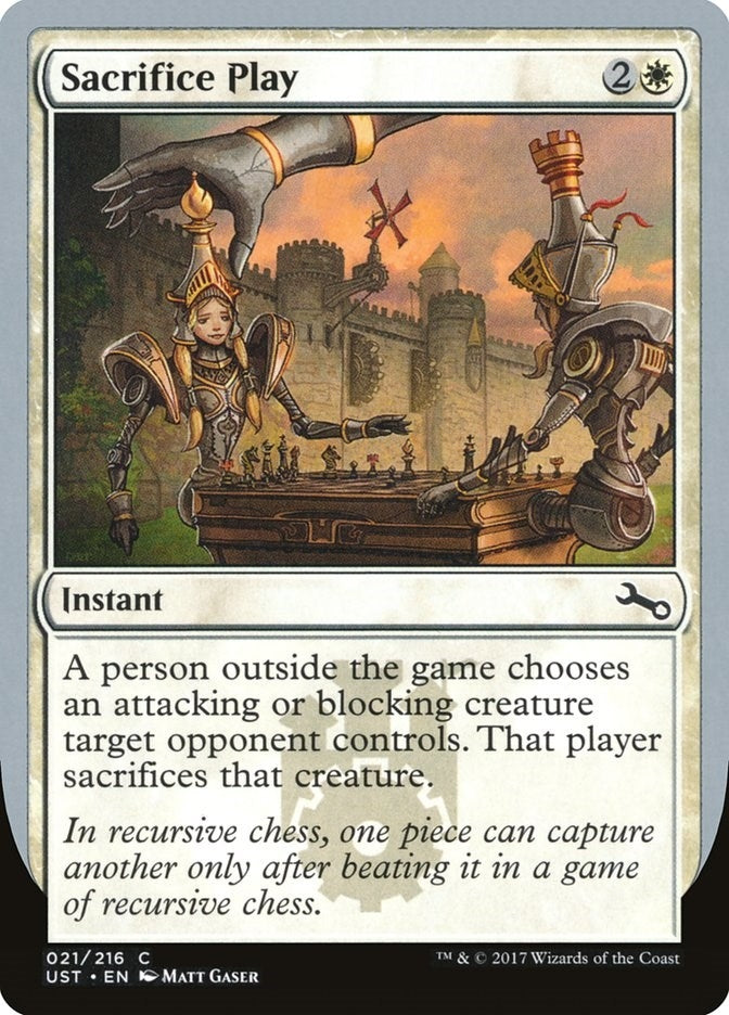 Sacrifice Play (21) (Unstable)