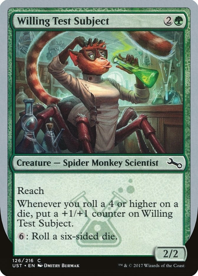 Image for Willing Test Subject (126) - Magic: The Gathering