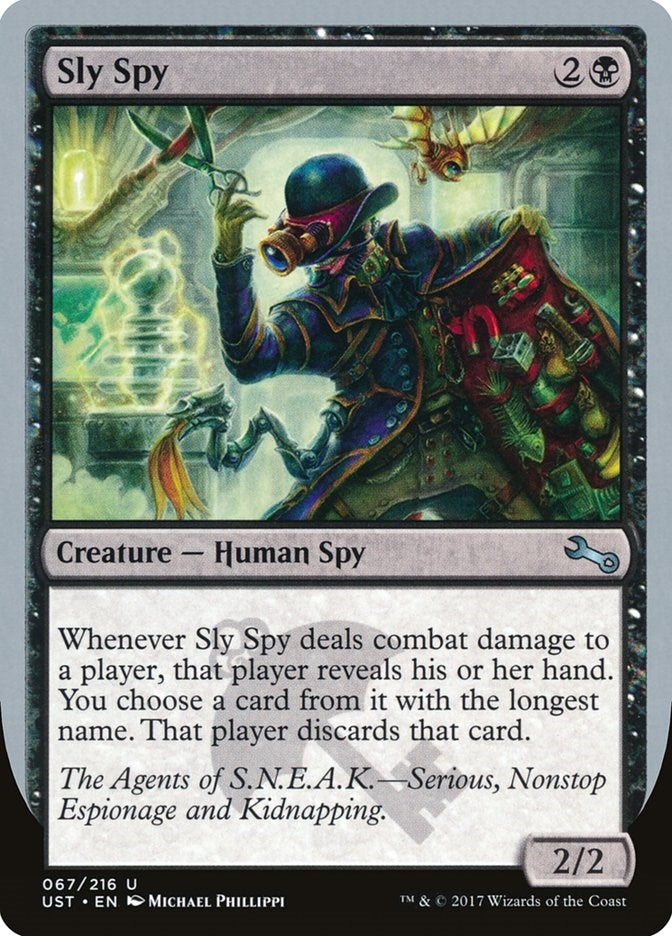 Sly Spy (A) (67) (Unstable)