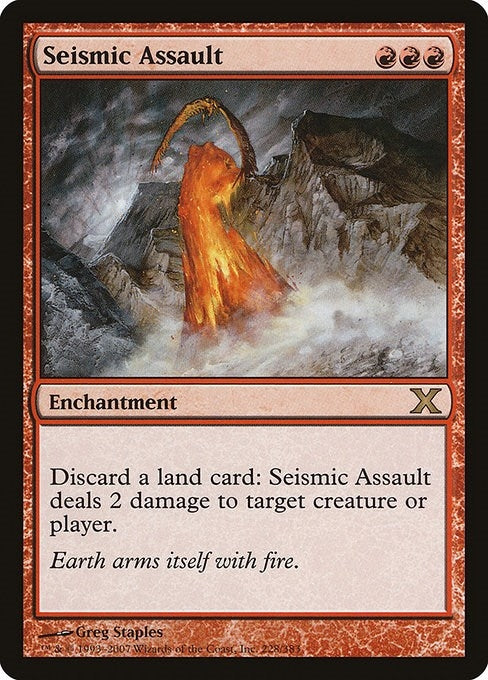 Seismic Assault (228) (10th Edition)