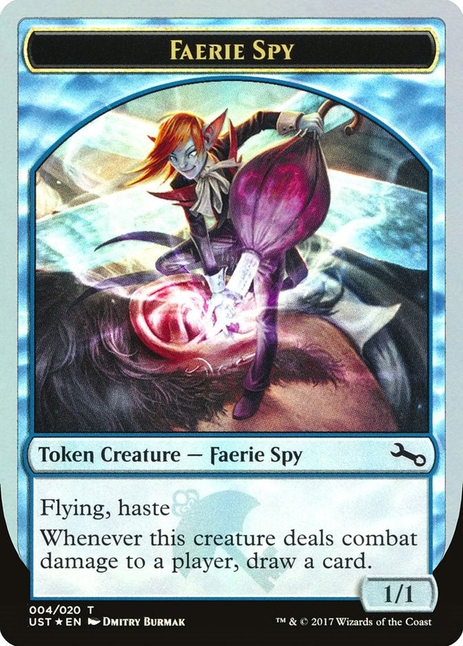 Faerie Spy Token (4) (Unstable)