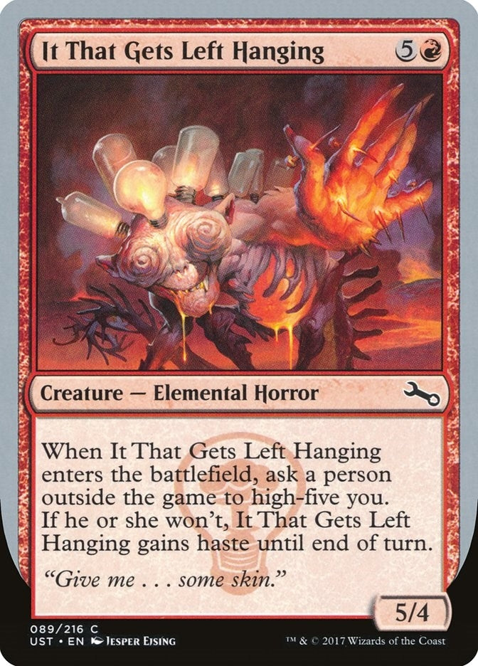 It That Gets Left Hanging (89) (Unstable)