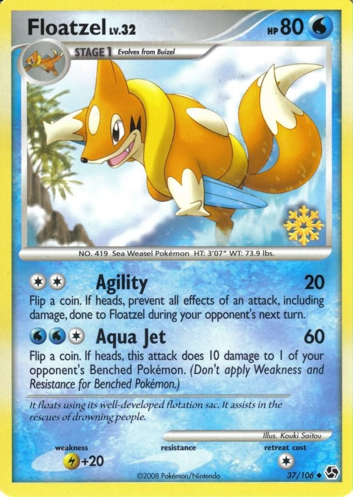 Image for Floatzel (037/106) (Countdown Calendar Promos) - Pokemon
