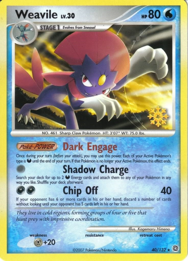 Image for Weavile (040/132) (Countdown Calendar Promos) - Pokemon