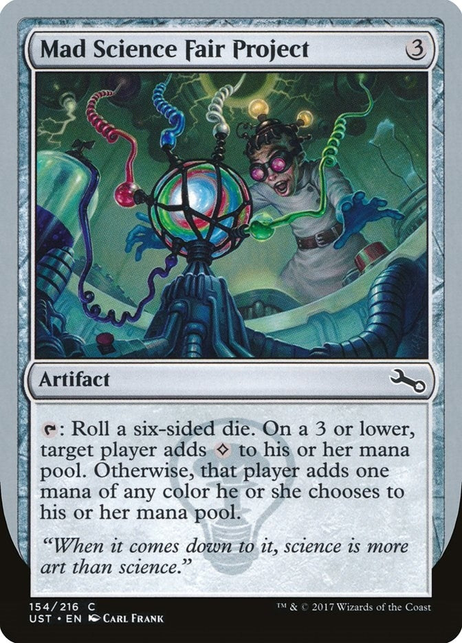 Mad Science Fair Project (154) (Unstable)