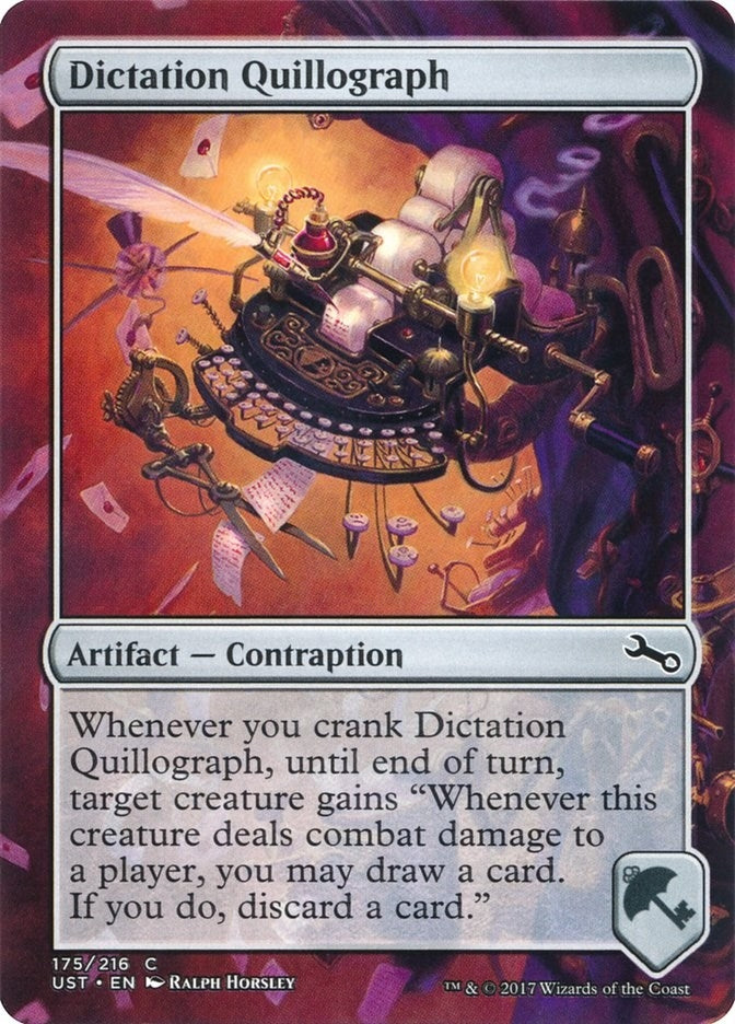Dictation Quillograph (175) (Unstable)