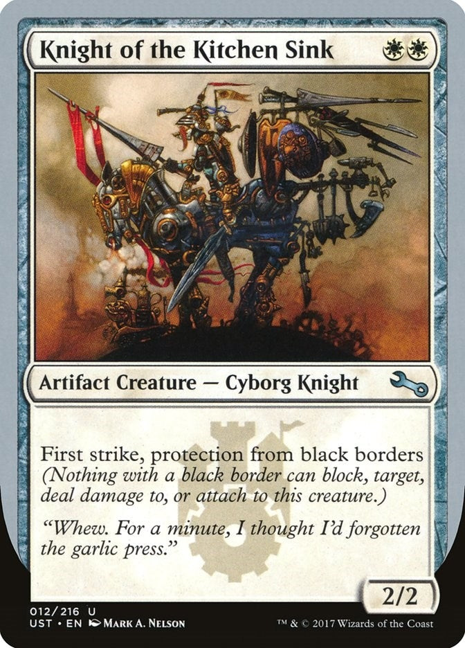 Knight of the Kitchen Sink (A) (12) (Unstable)