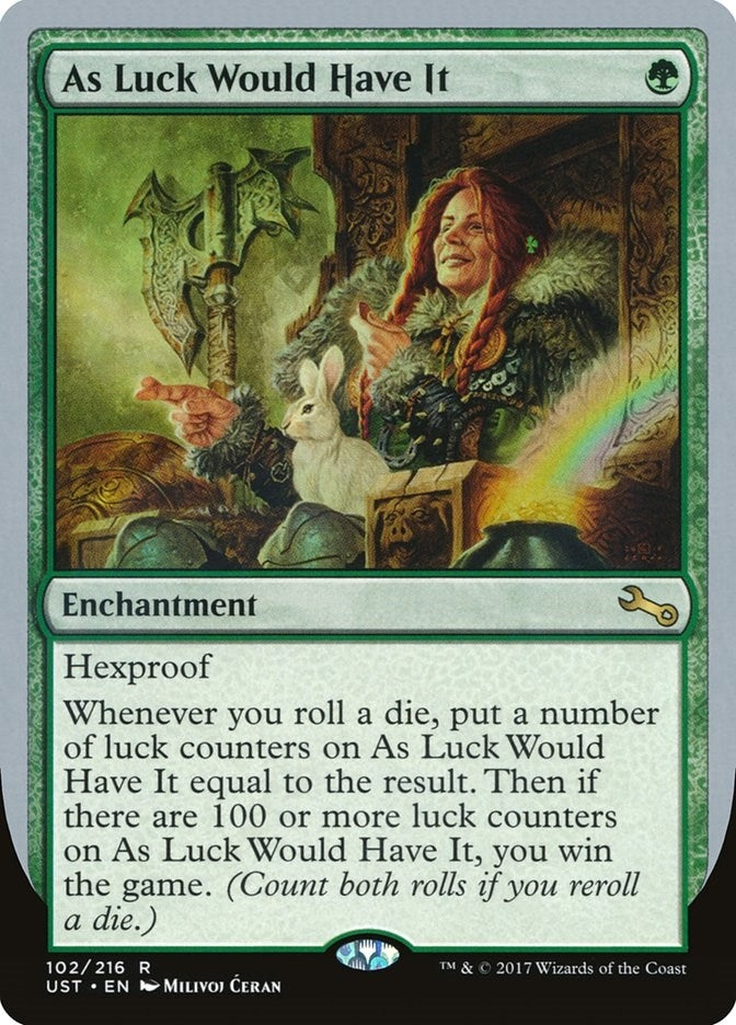 As Luck Would Have It (102) (Unstable)