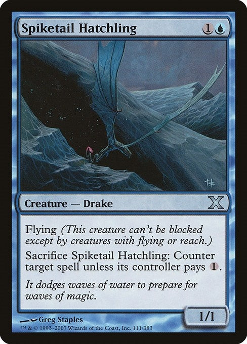 Image for Spiketail Hatchling (111) (10th Edition) - Magic: The Gathering