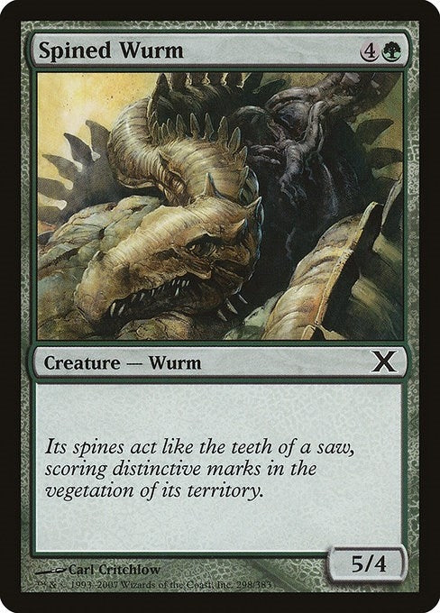 Spined Wurm (298) (10th Edition)