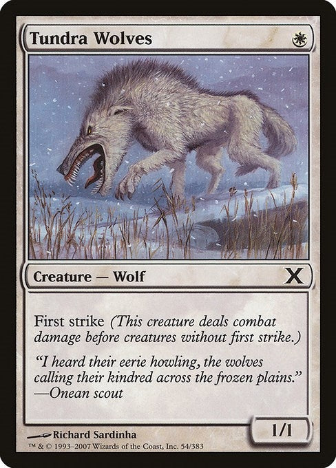 Image for Tundra Wolves (54) (10th Edition) - Magic: The Gathering