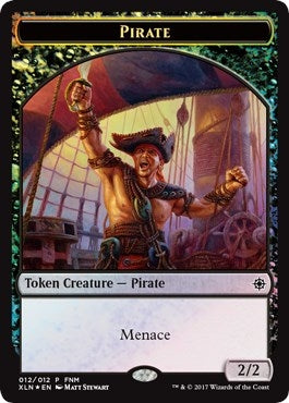 Pirate // Treasure Double-Sided Token (12) (FNM Promos)