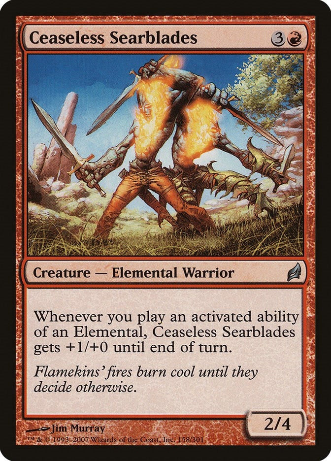 Ceaseless Searblades (158) (Lorwyn)