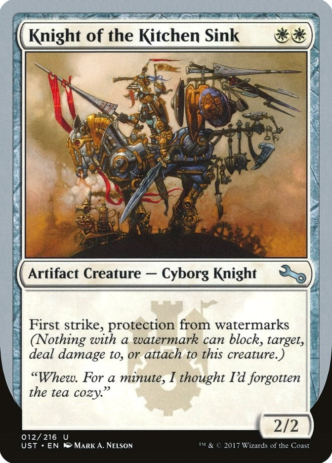 Knight of the Kitchen Sink (F) (12) (Unstable)