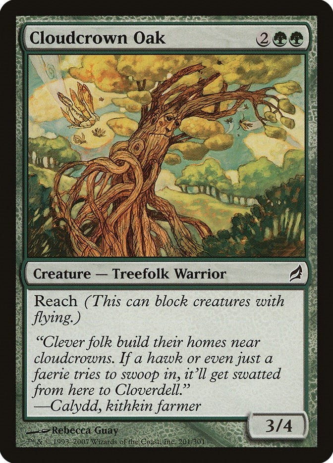 Cloudcrown Oak (201) (Lorwyn)