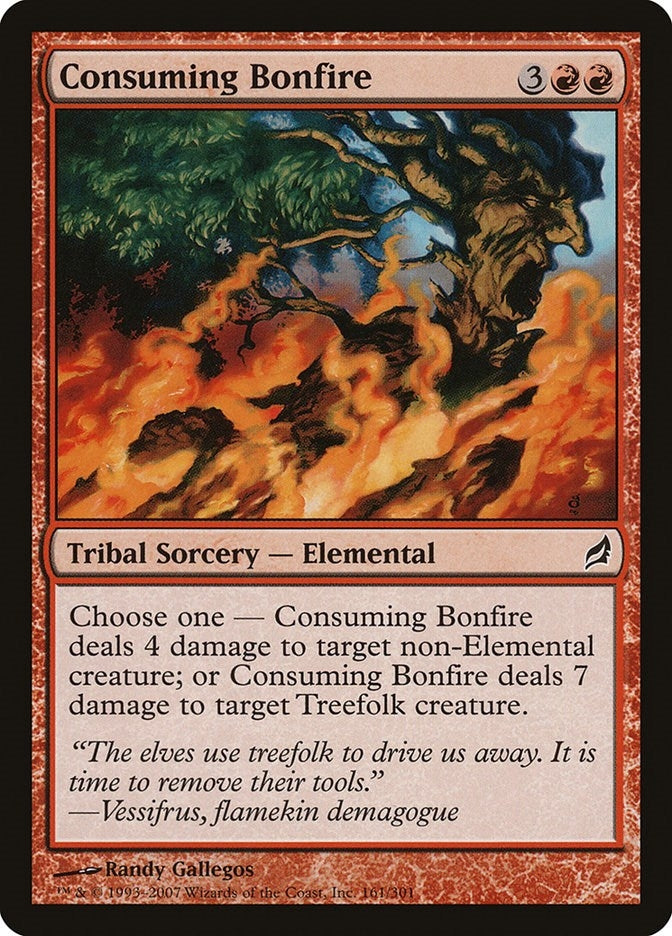 Consuming Bonfire (161) (Lorwyn)