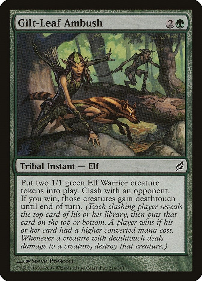 Gilt-Leaf Ambush (214) (Lorwyn)