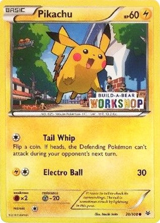 Image for Pikachu - 20/108 (Build-A-Bear Workshop Exclusive) (020/108) (Miscellaneous Cards & Products) - Pokemon
