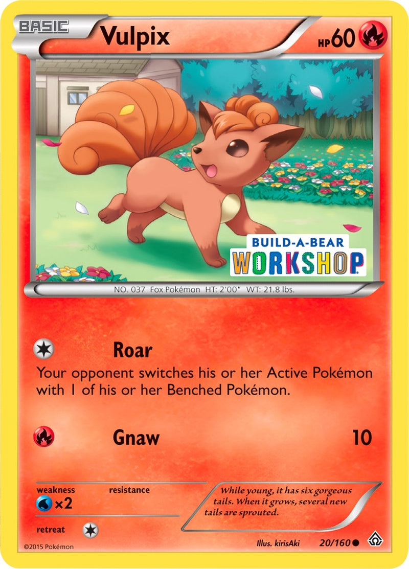 Image for Vulpix - 20/160 (Build-A-Bear Workshop Exclusive) (020/160) (Miscellaneous Cards & Products) - Pokemon