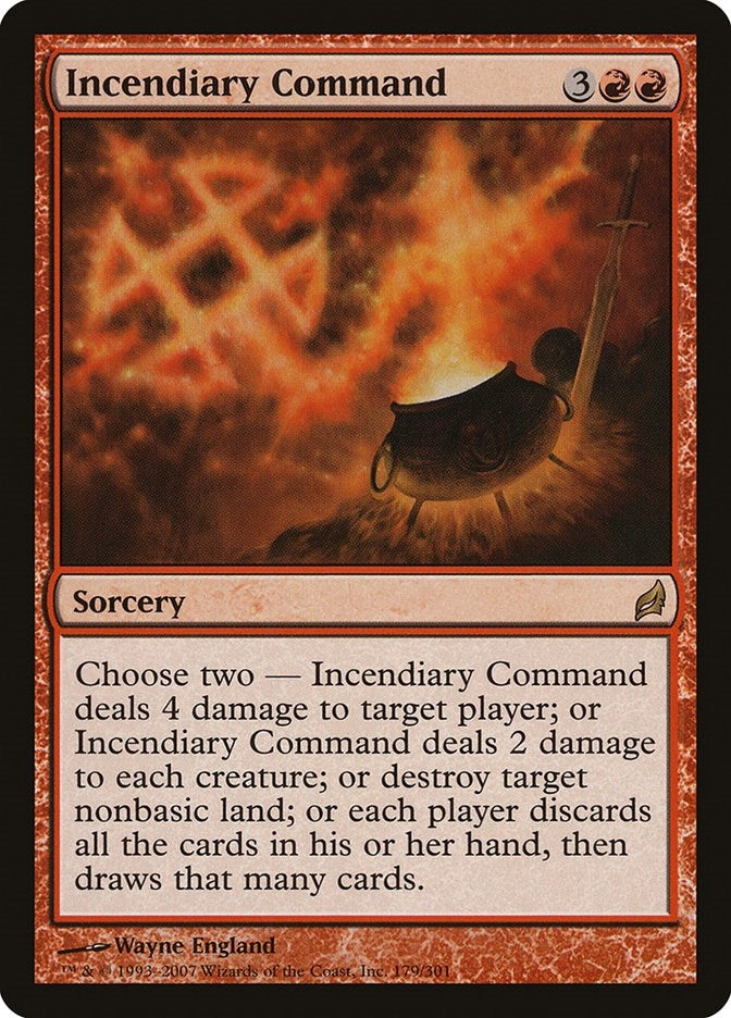 Incendiary Command (179) (Lorwyn)