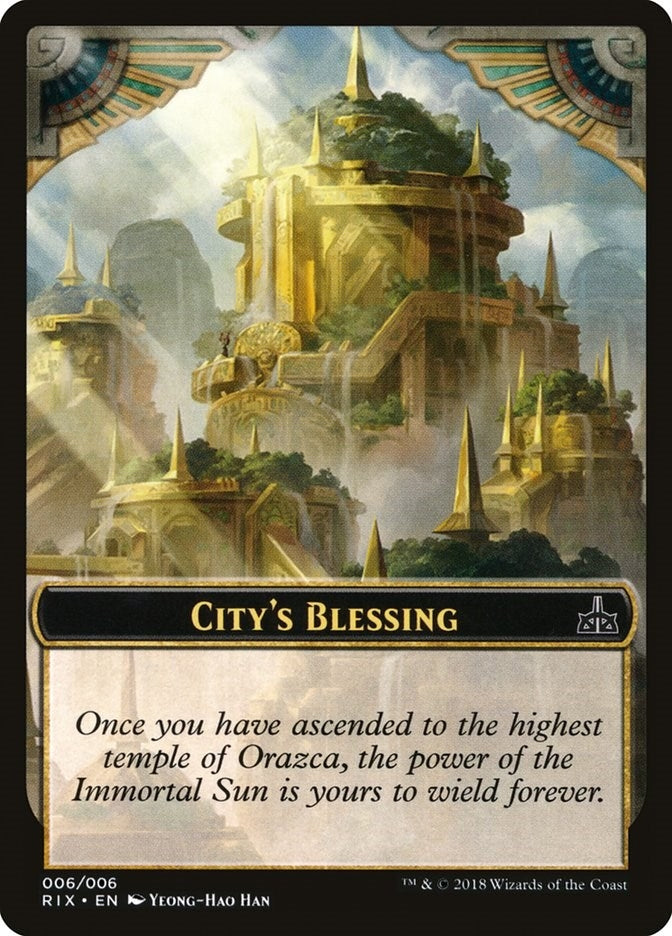 City's Blessing Token (006) (6) (Rivals of Ixalan)