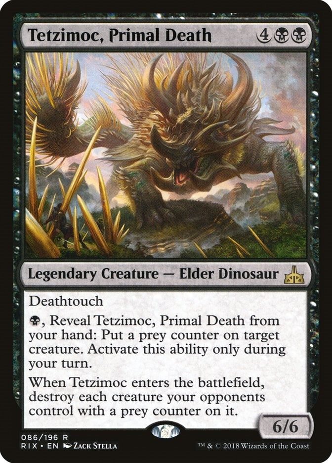 Tetzimoc, Primal Death (86) (Rivals of Ixalan)
