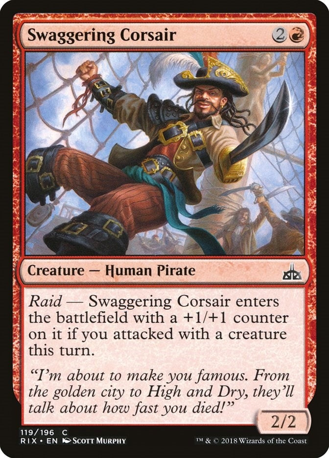 Swaggering Corsair (119) (Rivals of Ixalan)
