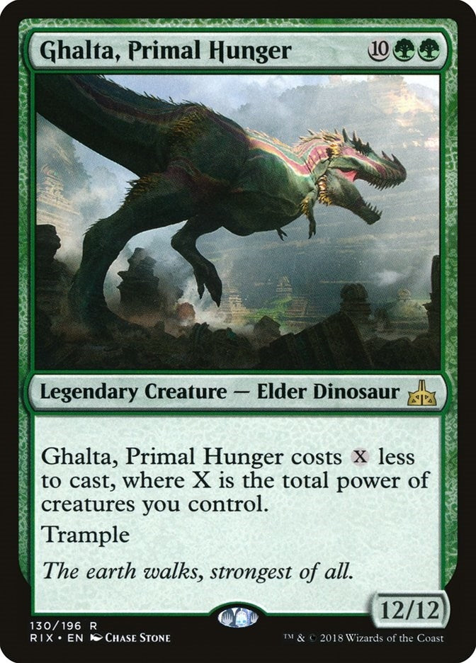 Ghalta, Primal Hunger (130) (Rivals of Ixalan)