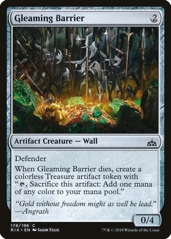 Gleaming Barrier (178) (Rivals of Ixalan)