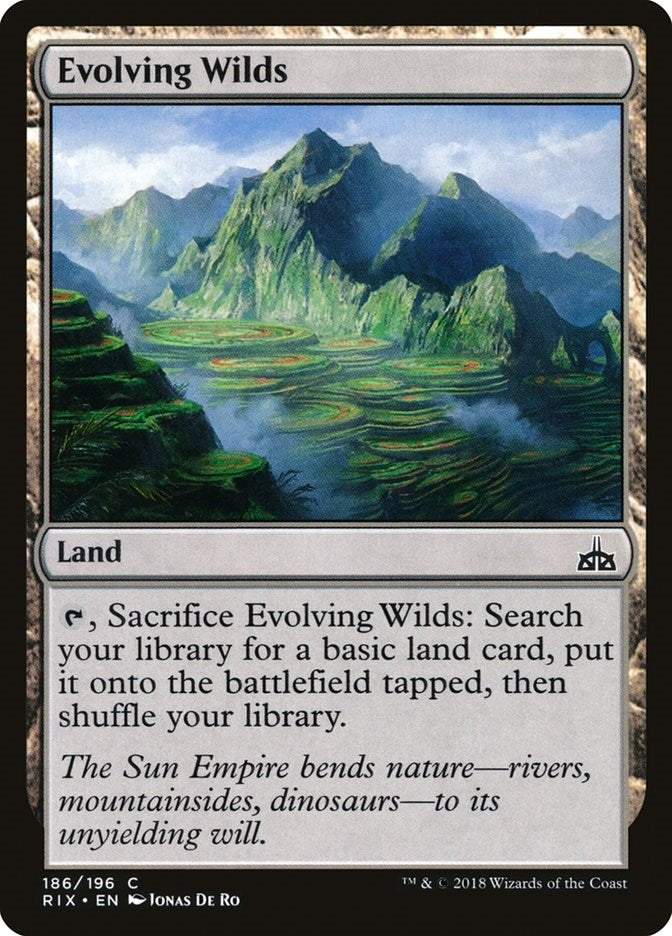 Evolving Wilds (186) (Rivals of Ixalan)