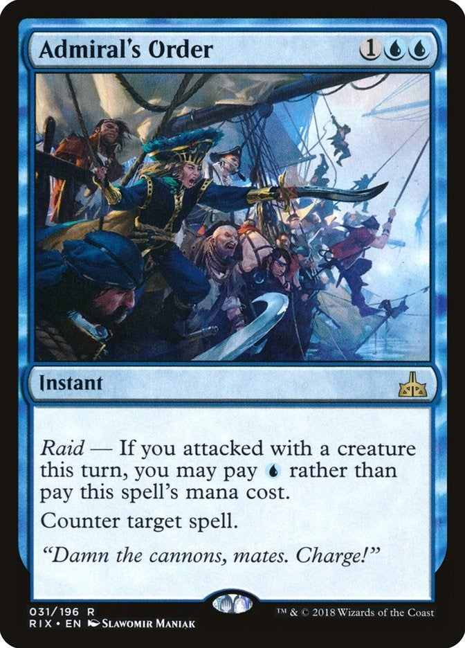 Admiral's Order (31) (Rivals of Ixalan)