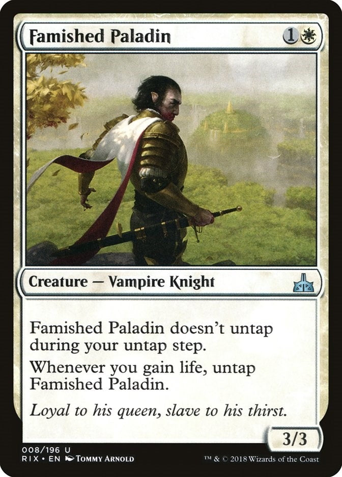 Famished Paladin (8) (Rivals of Ixalan)