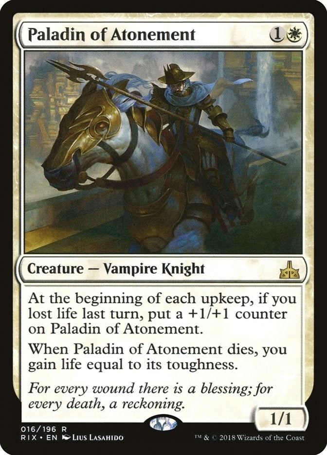 Paladin of Atonement (16) (Rivals of Ixalan)
