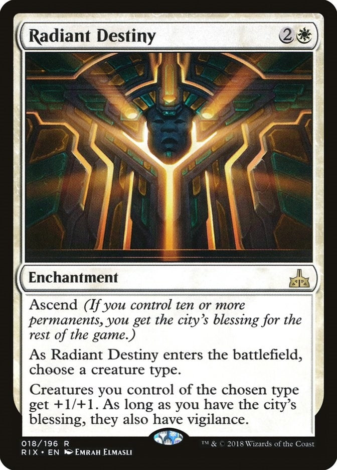 Radiant Destiny (18) (Rivals of Ixalan)
