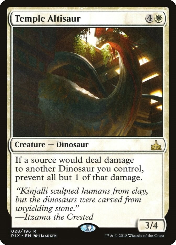Temple Altisaur (28) (Rivals of Ixalan)