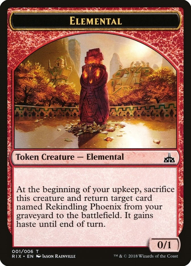 Elemental Token (001) (1) (Rivals of Ixalan)