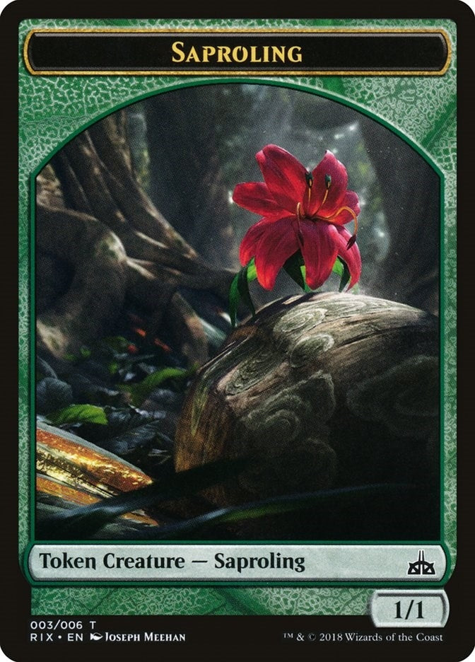 Saproling Token (003) (3) (Rivals of Ixalan)